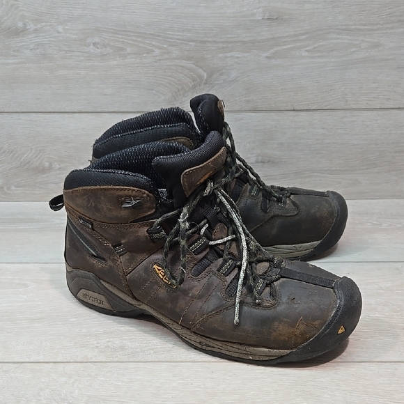 Keen Men's Utility High Top Leather Steel Toe Sneakers Boots Shoes Sz 10.5EE - Picture 1 of 12